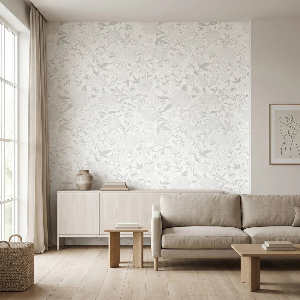 Missoni Home 1 Oriental Garden Çiçek Desen Vinil Duvar Kağıdı