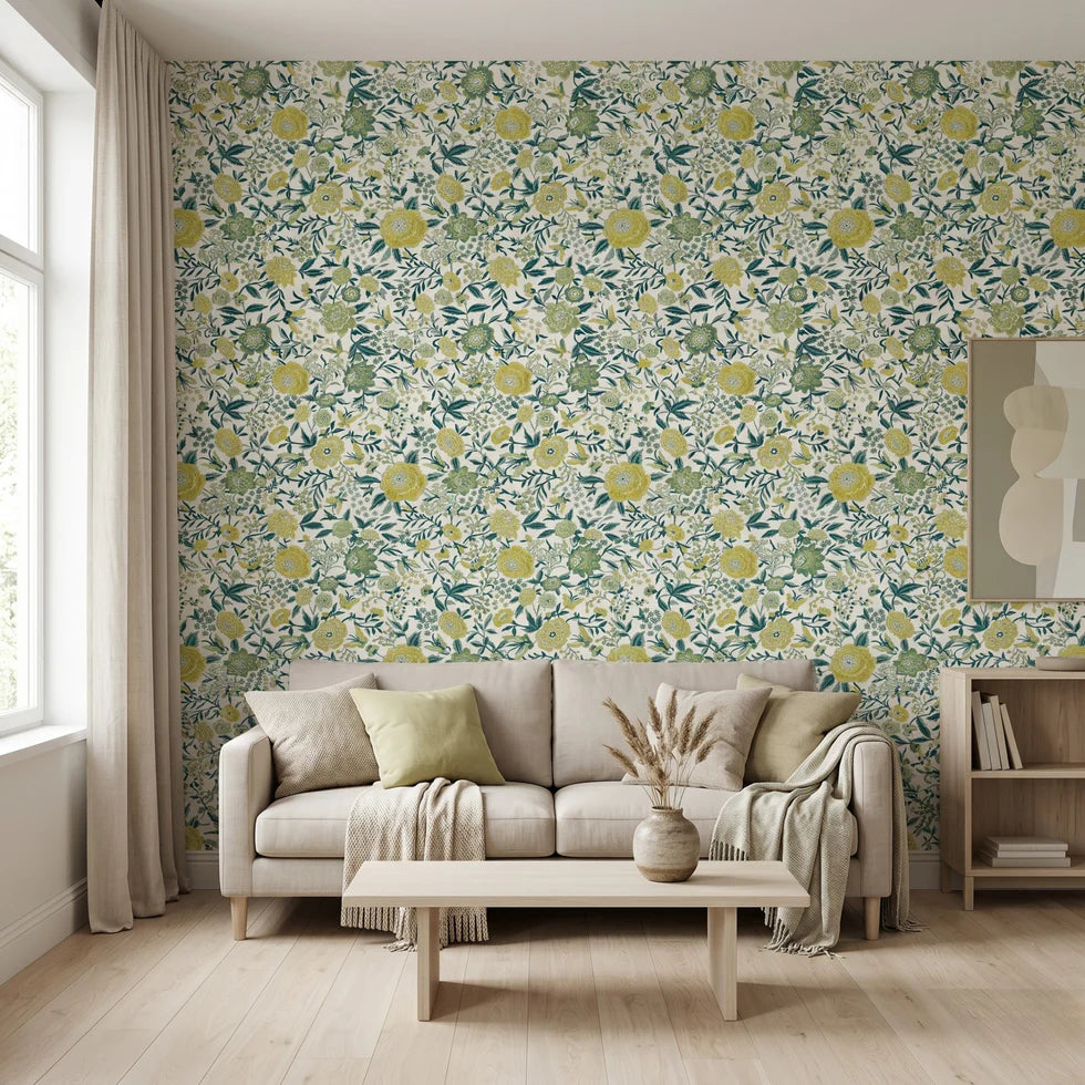 Missoni Home 1 Oriental Garden Çiçek Desen Vinil Duvar Kağıdı