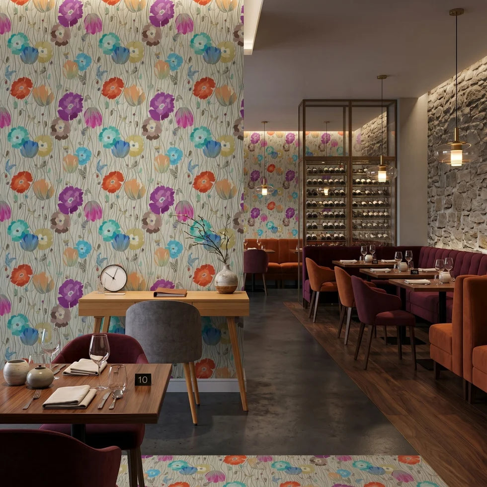 Missoni Home 2 Koleksiyonu Poppies Duvar Kağıdı