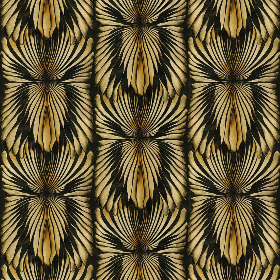 Roberto Cavalli 8 Nolu Koleksiyon Desenli Siyah Gold