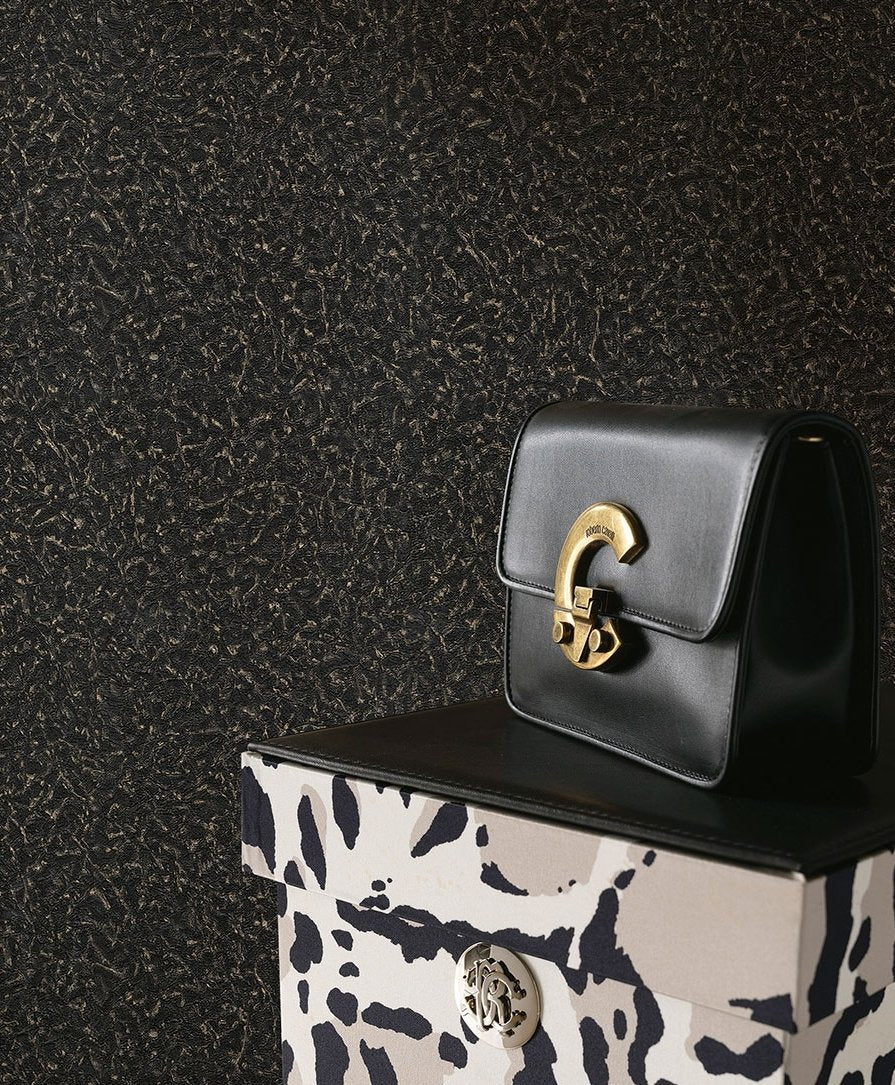 Roberto Cavalli 8 Nolu Koleksiyon Dokulu Siyah
